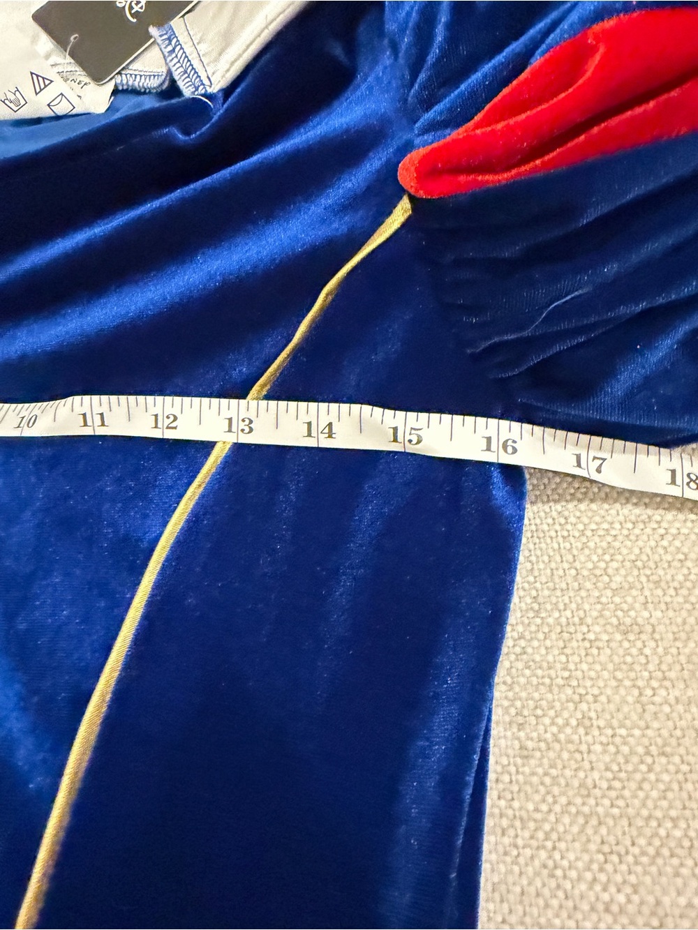 Disney Snow White Classic Girls Costume - Blue, Yellow, Red - Picture 7 of 12